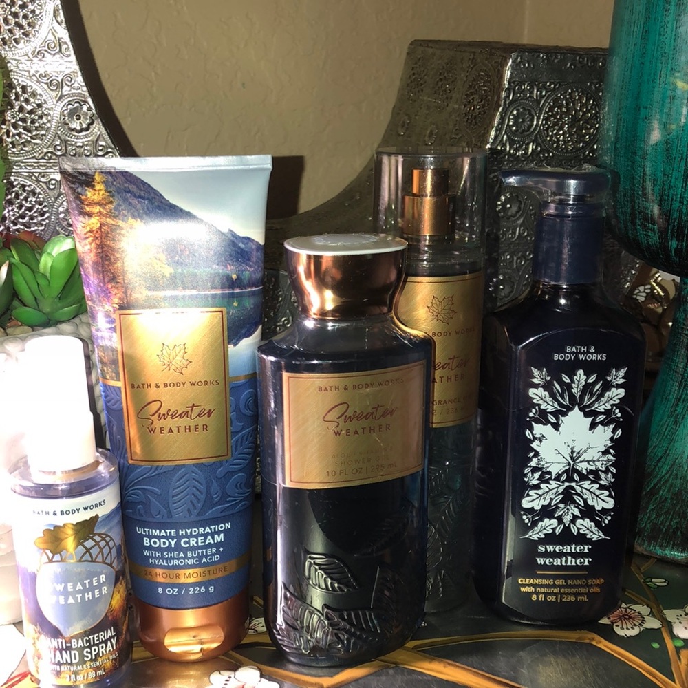 Bath and Bodyworks Sweater Weather Gift Set Combo Brand New - Picture 1 of 5